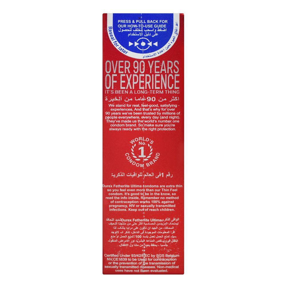 DarazToy.Com.Pk Durex Fetherlite Ultima Extra Thin Condoms In Pakistan - DarazToy