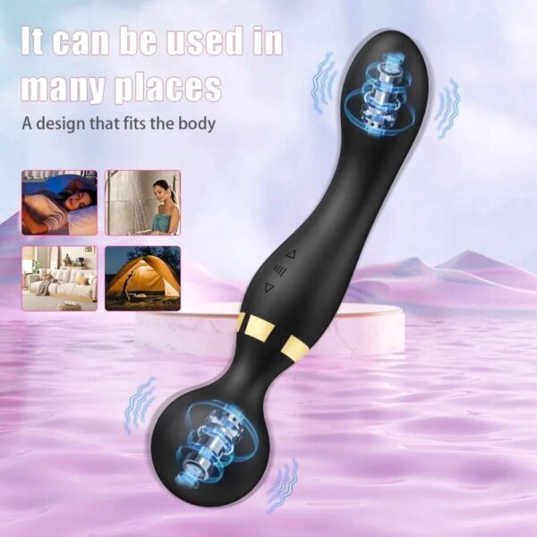 DarazToy.Com.Pk Double Ended 2 in 1 Wand Vibrator - DarazToy.Com