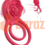 Cock Ring with Rose Clitoral Stimulator