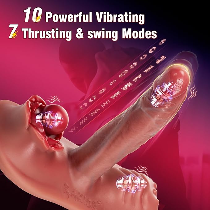 Sex Toys Thrusting Dildo Vibrator