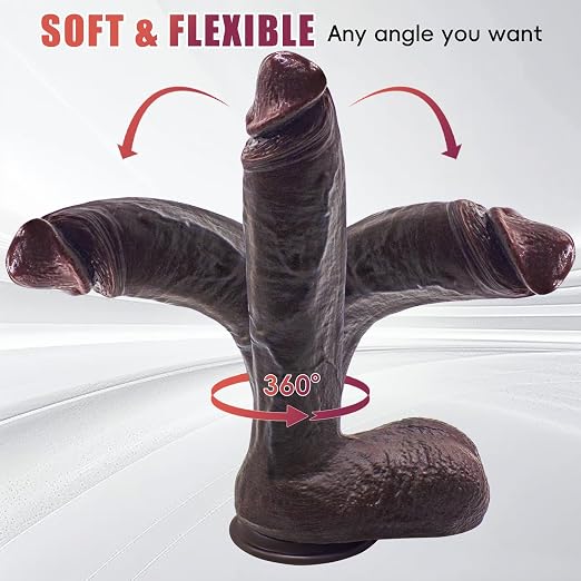 DarazToy.Com.Pk 13 inch Huge Brown Lifelike Dildo