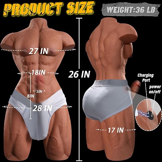 DarazToy.Com.Pk 36LB Male Torso Sex Doll