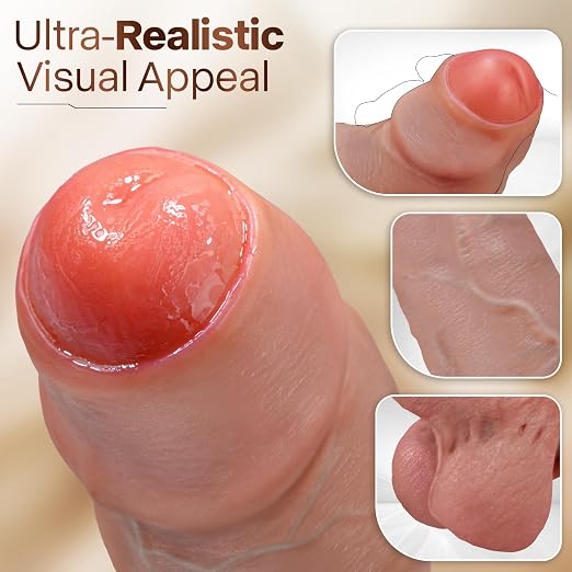 DarazToy.Com.Pk 11 Realistic Uncut Foreskin Big Dildo