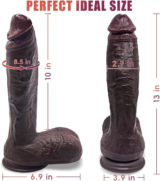 DarazToy.Com.Pk 13 inch Huge Brown Lifelike Dildo
