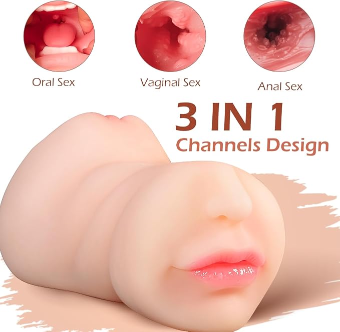 DarazToy.Com.Pk 3 in 1 Pocket Pussy Male Sex Toys - DarazToy.Com.Pk