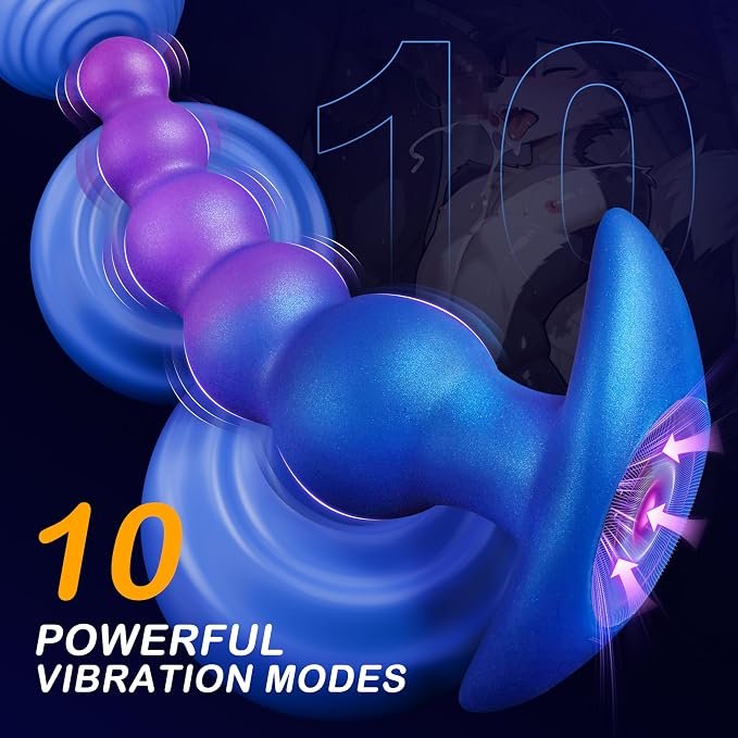 DarazToy.Com.Pk 8 Vibrating Anal Beads Butt Plug