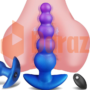 8 Vibrating Anal Beads Butt Plug