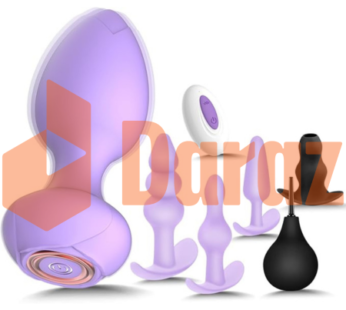 Silicone Vibrating Butt Plug