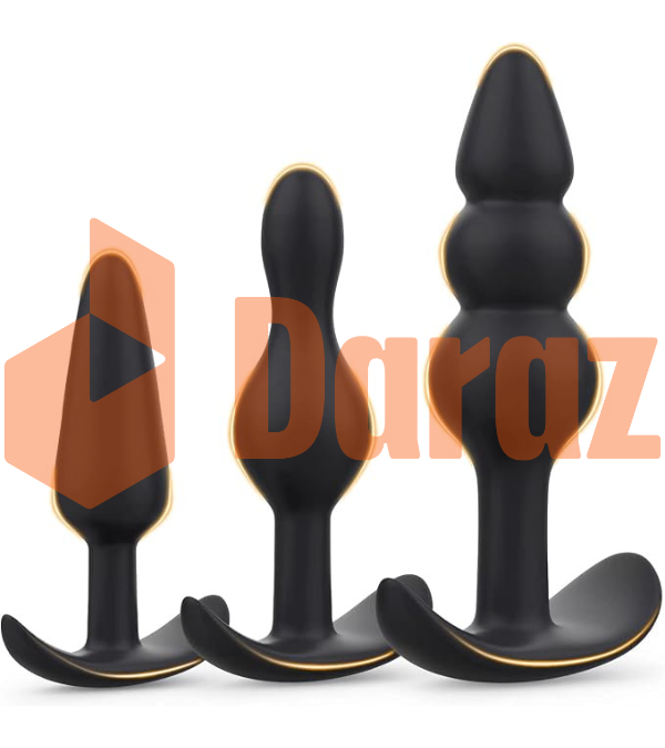 DarazToy.Com.Pk 3PCS Silicone Butt Plug - DarazToy.Com.Pk