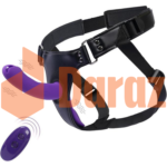 Vibrating Strap On Dildo Harness Wearable - DarazToy.Com.Pk