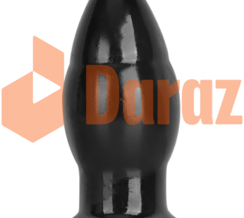 6 Huge Shocker Black Butt Plug