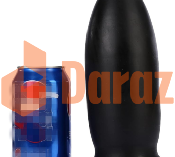 7 Huge Bomber Black Butt Plug