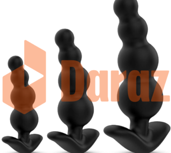 3 Pcs Silicone Anal Beads Butt Plugs